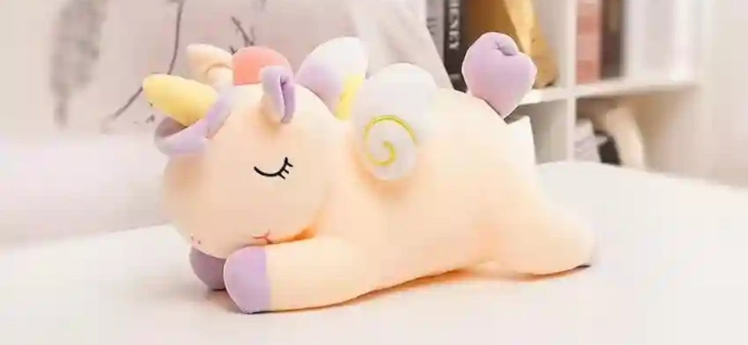 Sleeping Unicorn Soft Toy 35cm