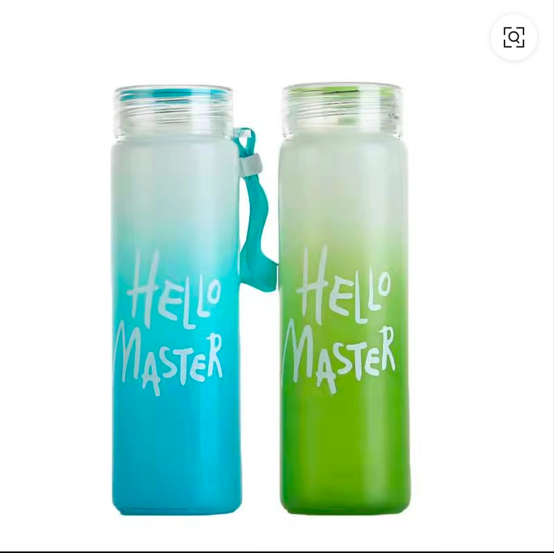 Hello master glass bottle 400ml