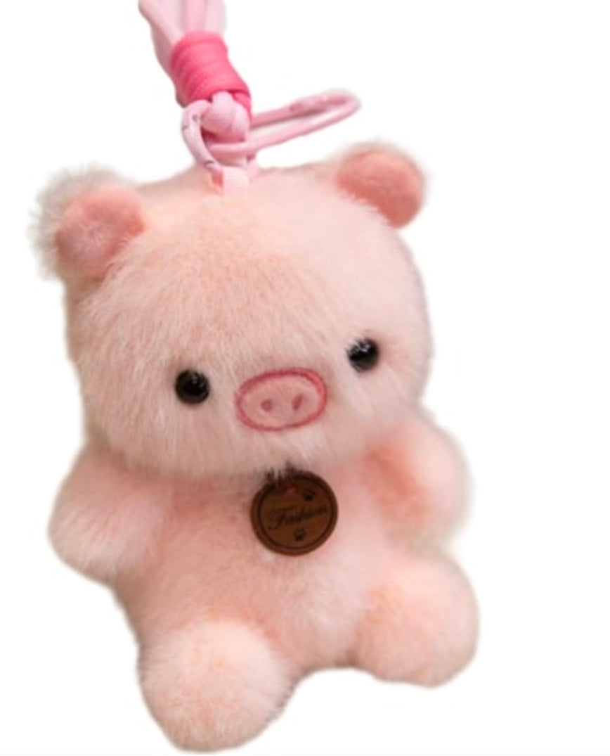 Locket pig keyring