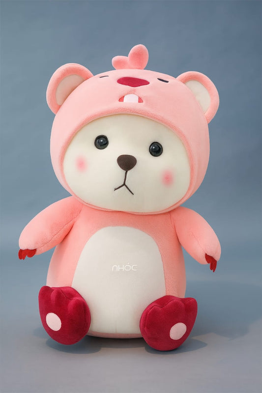 PINK BEAR HUDDY TEADY 45 CM