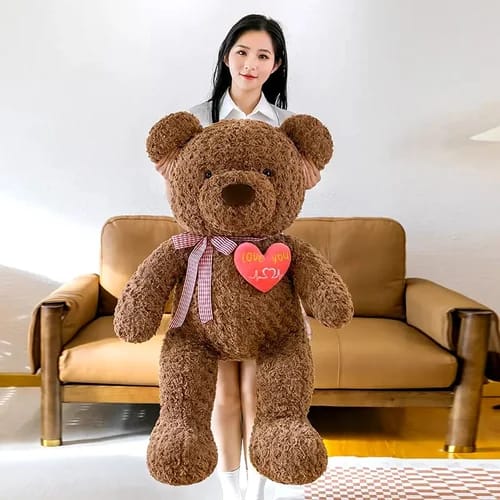 Heart flower teddy