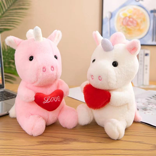 Red heart unicorn 30