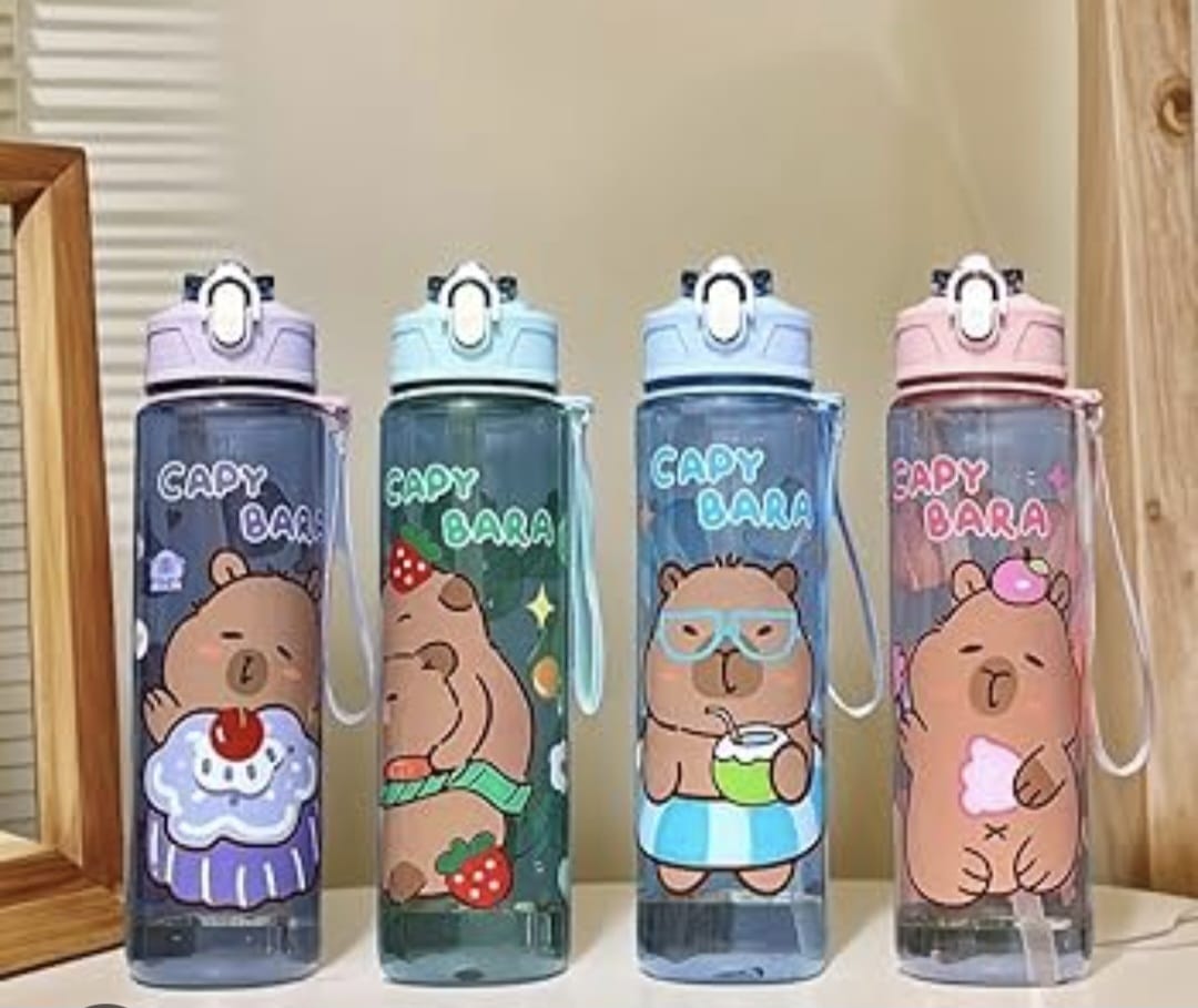 Capybara water bottle 1000ml