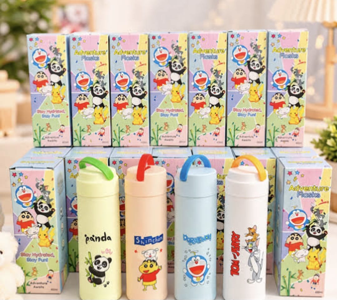 Cartoon glass bottle 400 ml