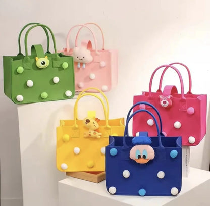 Stuff cartoon canvas bag 30×20×18cm