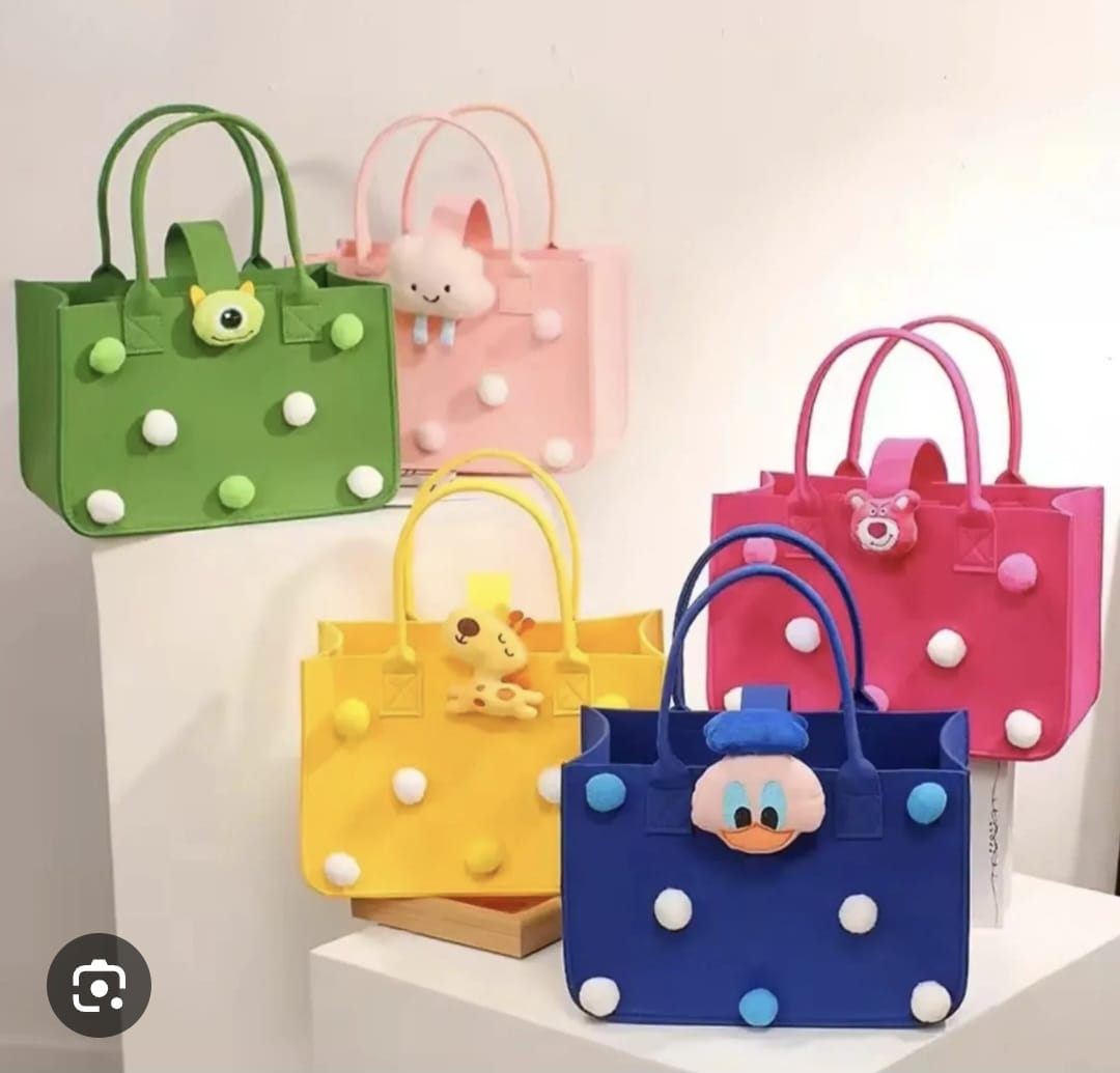 Stuff cartoon canvas bag 30×20×18cm