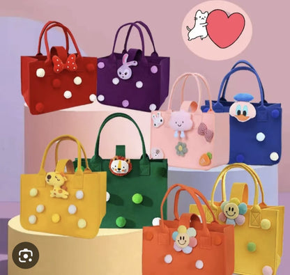 Stuff cartoon canvas bag 30×20×18cm