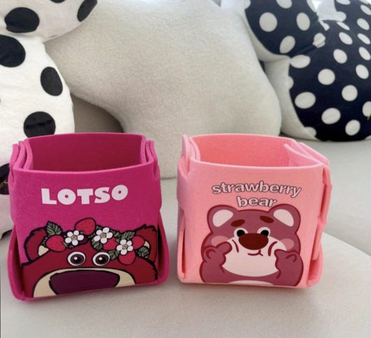 Small cartoon canvas bag 10×10×10cm