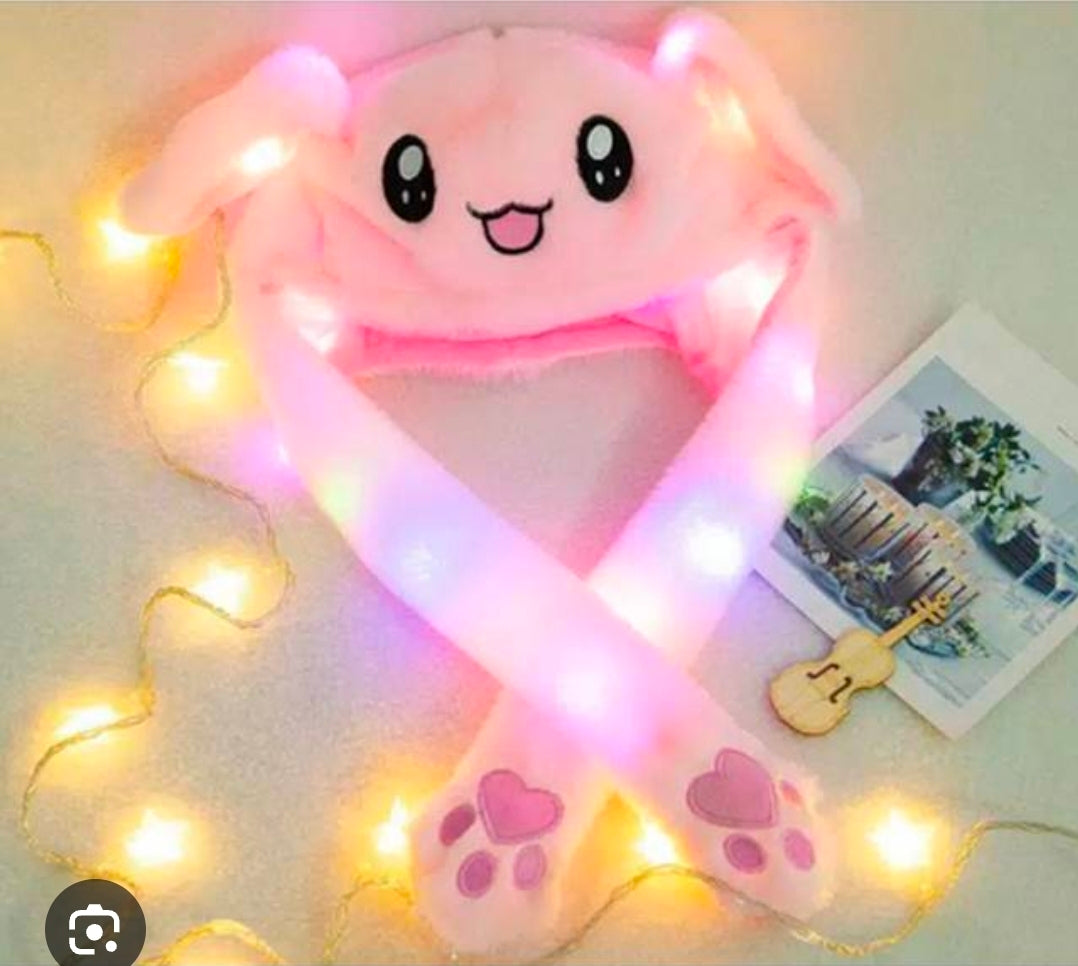 Led woolen swinging cap