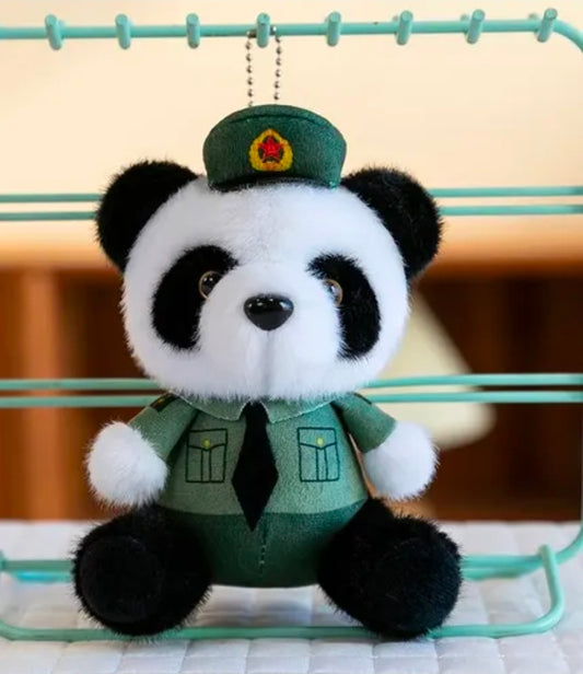 Police panda keyring