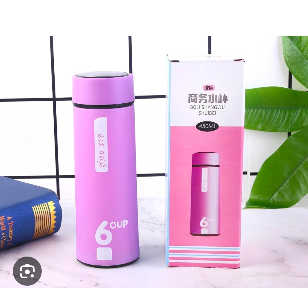 Cartoon design glass bottle 400ml