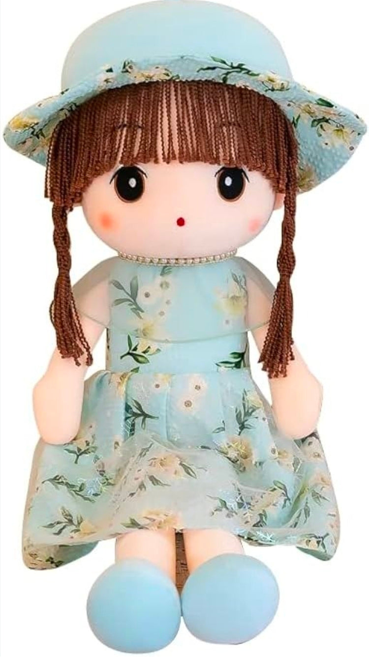 Printed frock doll 45