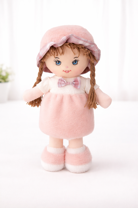 Fur frock doll 45